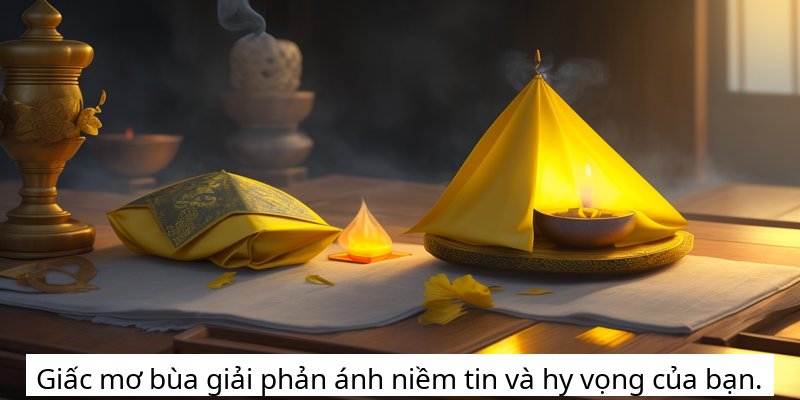 Giấc mơ bùa giải phản ánh niềm tin và hy vọng của bạn.