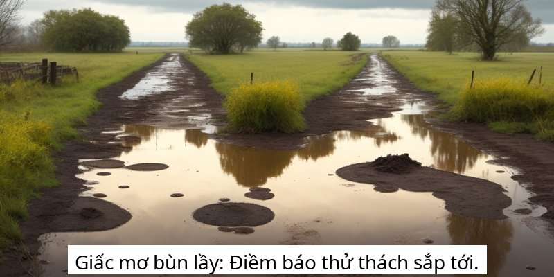 Giấc mơ bùn lầy: Điềm báo thử thách sắp tới.