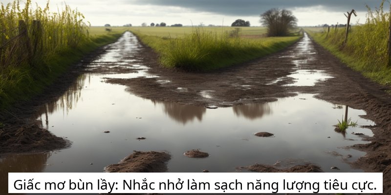 Giấc mơ bùn lầy: Nhắc nhở làm sạch năng lượng tiêu cực.