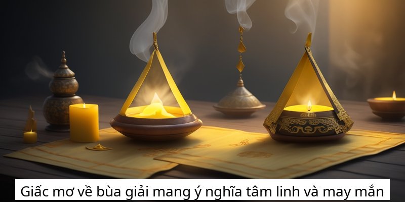 Giấc mơ về bùa giải mang ý nghĩa tâm linh và may mắn