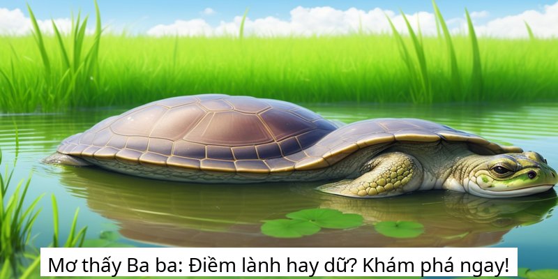 Mơ thấy Ba ba: Điềm lành hay dữ? Khám phá ngay!